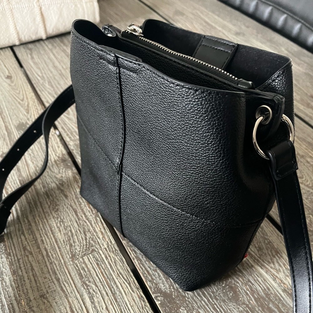 COLAB black crossbody bag.